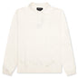 Palmer Checked L/S Sweater Polo - Clubhouse Cream