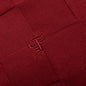Palmer Checked L/S Sweater Polo - Sunday Red