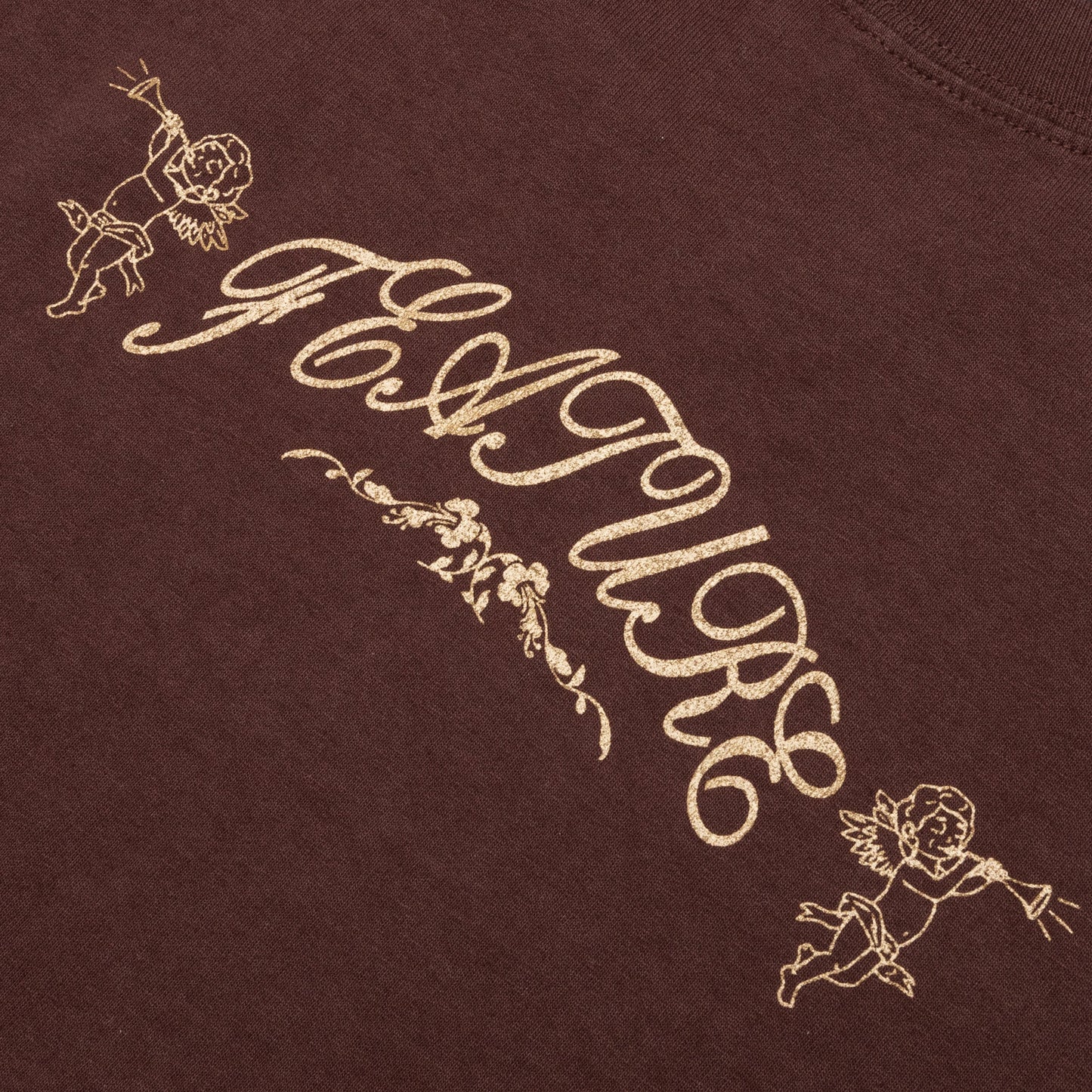 Trumpet L/S Tee - Bitter Chocolate