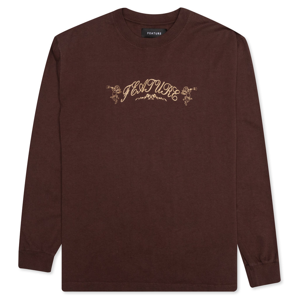 Trumpet L/S Tee - Bitter Chocolate