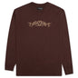 Trumpet L/S Tee - Bitter Chocolate
