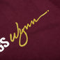 Wynn Logo Lock Up Tee - Oxblood Red