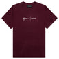 Wynn Logo Lock Up Tee - Oxblood Red