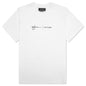 Feature x Wynn Logo Lock Up Tee - White