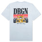 Feature x D-R-G-N Formula Tee - Vintage Silver
