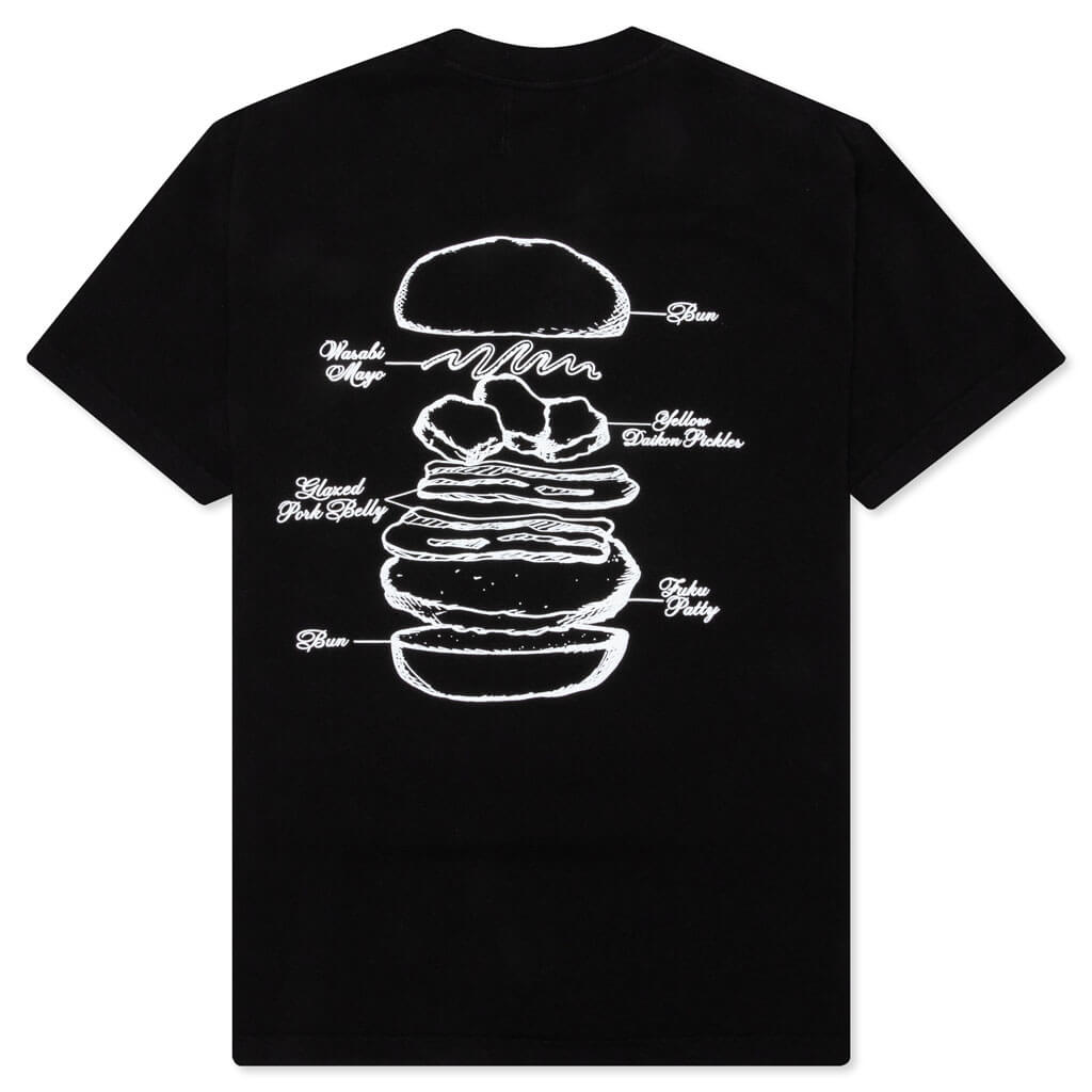 Feature x Fuku Burger "Burger" Tee - Black