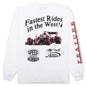 Feature x Honor The Gift Fastest Rides L/S Tee - White