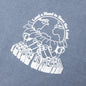 Feature x On The Arm Globe Tee - Copen Blue