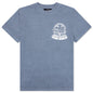 Feature x On The Arm Globe Tee - Copen Blue