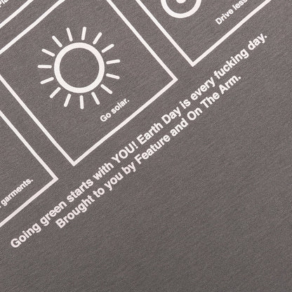 Feature x On The Arm Globe Tee - Falcon