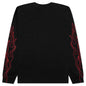Fiery Heavyweight Longsleeve Tee - Black