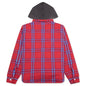 Flannel Quilt Shirt Jacket - Red