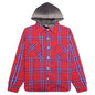 Flannel Quilt Shirt Jacket - Red