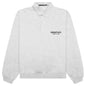 Fleece Polo - Light Heather Gray