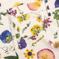 Floral Beaded Baggy Jean - Pressed Flower