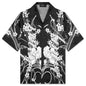 Floral Bowling Shirt - Black
