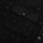 Floral Cover Shirt - Black