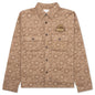 Floral Cover Shirt - Tan