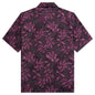 Flower Cut Cabana Shirt - Charcoal