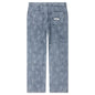 Flower Denim Pant - Light Indigo
