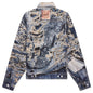 Scribble Denim Jacket - Mid Blue