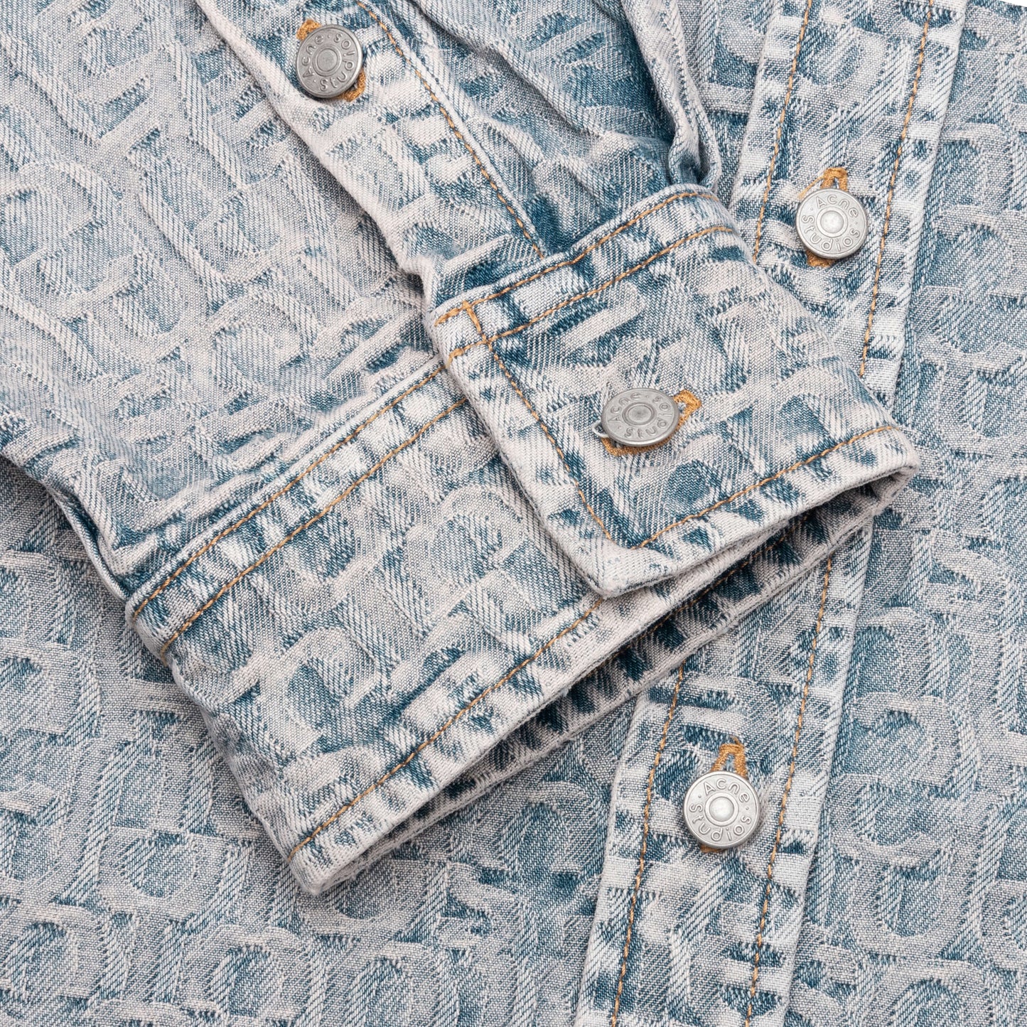 Relaxed Fit Denim Shirt - Blue/Beige