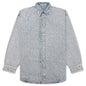 Relaxed Fit Denim Shirt - Blue/Beige