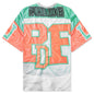 Football 17 Tee - Green Print