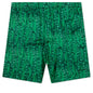 Formal Elasticated Shorts - Green