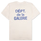 French S/S Tee - Cream/Blue