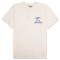 French S/S Tee - Cream/Blue