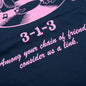 Friendship S/S T-Shirt - Air Force Blue/Light Pink