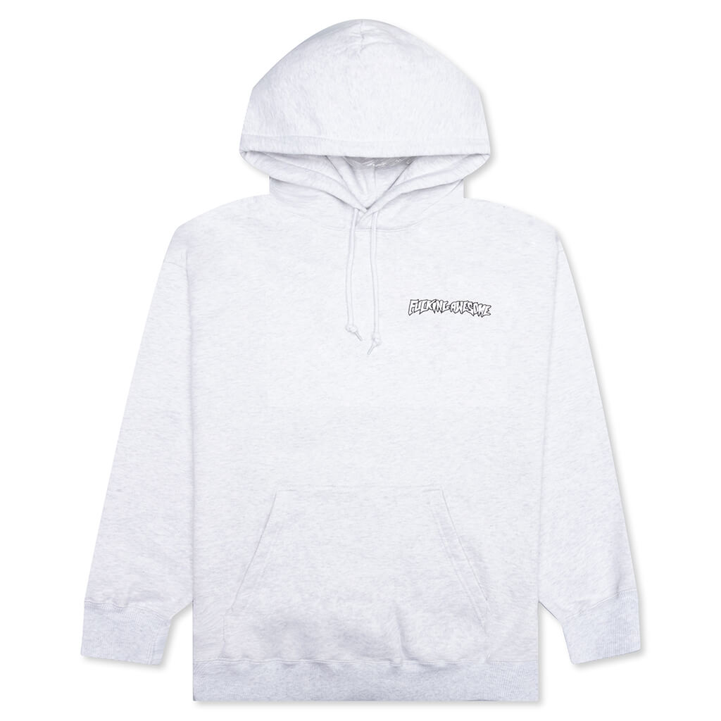 Faces Hoodie - Heather Grey
