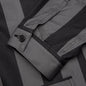 Filigree Striped Chore Jacket - Black/Grey