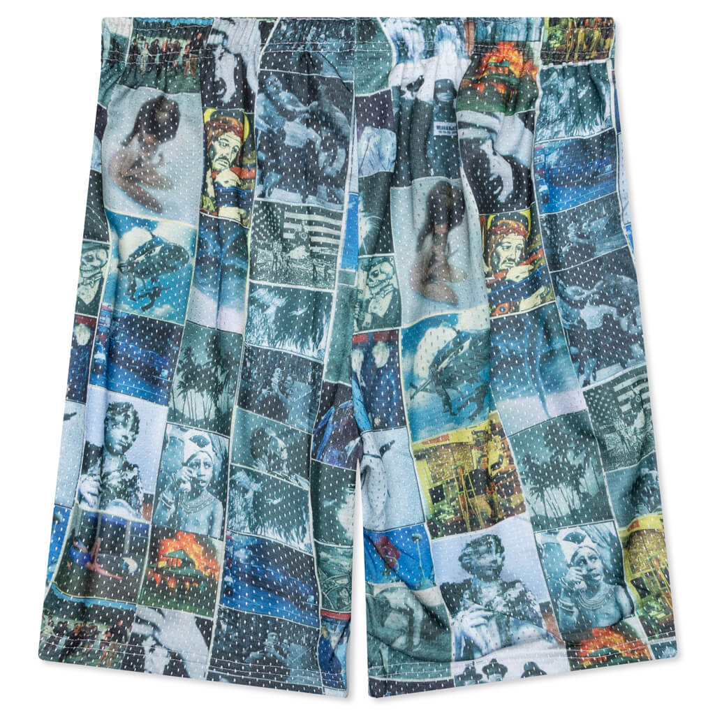Frogman Collage Jersey Short - All Over Print