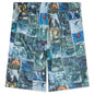 Frogman Collage Jersey Short - All Over Print
