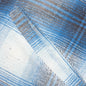 Full Zip Flannel - Blue