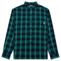 Good Fellow L/S Plaid Button Down Shirt - Navy/Green