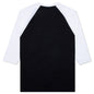 Heavy Metal 3/4 Sleeve Tee - White/Black