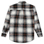 Heavy Oversized Flannel - Black/Orange