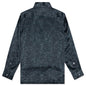Silk Crinkle L/S Lounge Shirt - Black