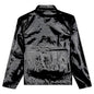 Stamp Embossed Vinyl Work Jacket - Black