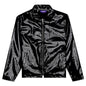 Stamp Embossed Vinyl Work Jacket - Black