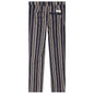 Striped Pleated Chino - Black