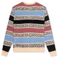 Wanto Brushed Sweater - Pink/Black/Blue