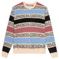 Wanto Brushed Sweater - Pink/Black/Blue