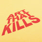 Art That Kills Stack Logo Tee - Yellow
