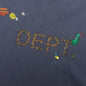 Dept Logo Handpainted Tee - Navy