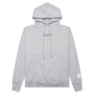 Center Logo Hoodie - Heather Grey