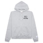French Zip Hoodie - Heather Grey